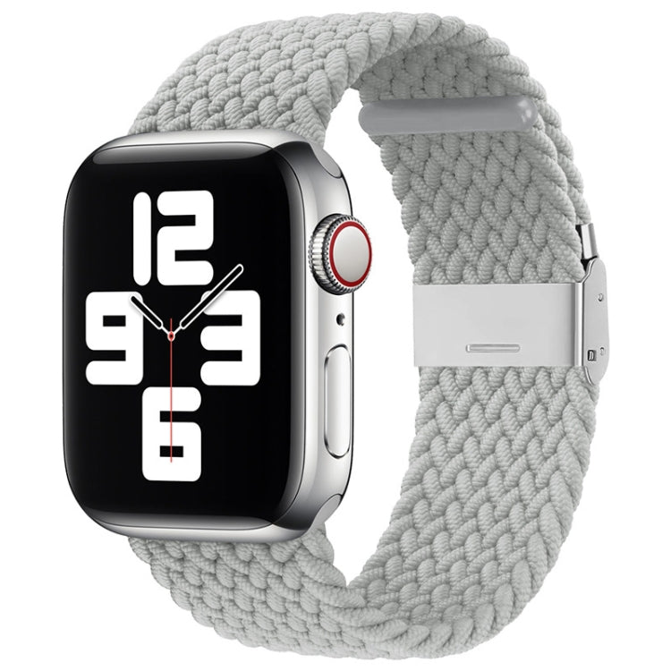 Nylon-Geflecht-Armband mit einer Dornschließe als Ersatz für Apple Watch Series 7 (45 mm), 6, SE, 5, 4 (44 mm) und 3, 2, 1 (42 mm)