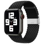 Nylon-Geflecht-Armband mit einer Dornschließe als Ersatz für Apple Watch Series 7 (45 mm), 6, SE, 5, 4 (44 mm) und 3, 2, 1 (42 mm)