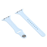 Schlankes Silikon-Ersatzarmband für Apple Watch Series, 7 45 mm / 6&SE&5&4 44 mm / 3&2&1 42 mm