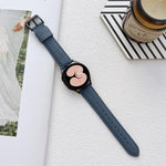 Uhrenarmband aus Leder mit Litschi-Textur, für Samsung Galaxy Watch4 40 mm / 44 mm