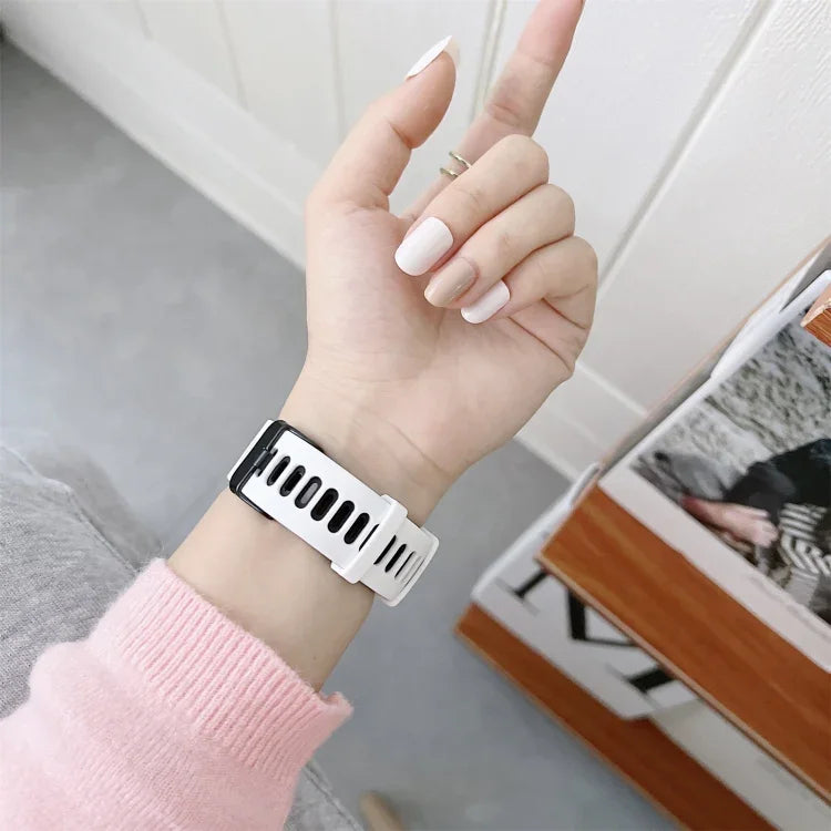 Two-color Silicone Strap Watchband, For Samsung Galaxy Watch4 40mm / 44mm