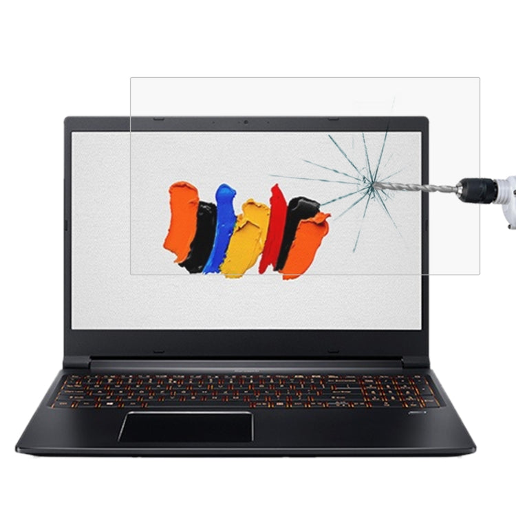 Laptop-Bildschirm HD gehärtete Glas-Schutzfolie, Für Acer ConceptD 3 15,6 Zoll, Für Acer ConceptD 7 Ezel 15,6 Zoll, Für Acer EX215-51-50YZ 15,6 Zoll, Für Acer EX215-51-5826 15,6 Zoll, Für Acer EX215-51G-56GA 15,6 Zoll, Für Acer EX215-51G-550A 15,6 Zoll