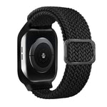 TPU Frame Buckle Braid Integrated Replacement Watchband For Apple Watch Series, 6 & SE & 5 & 4 40mm / 3 & 2 & 1 38mm, 6 & SE & 5 & 4 44mm / 3 & 2 & 1 42mm