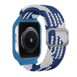 TPU Frame Buckle Braid Integrated Replacement Watchband For Apple Watch Series, 6 & SE & 5 & 4 40mm / 3 & 2 & 1 38mm, 6 & SE & 5 & 4 44mm / 3 & 2 & 1 42mm