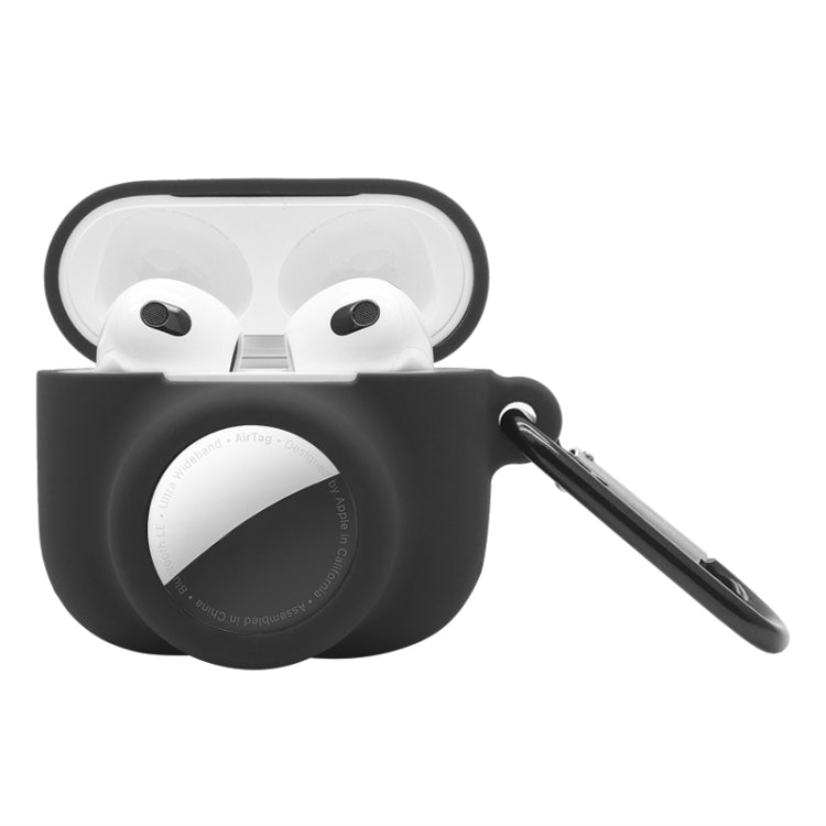 2 in 1 Stoßfest Vollschutz Silikon Schutzhülle Für AirPods 3 / AirTag 2. Generation / AirTag 1. Generation, Für AirPods 3 / AirTag