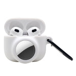 2 in 1 Stoßfest Vollschutz Silikon Schutzhülle Für AirPods 3 / AirTag 2. Generation / AirTag 1. Generation, Für AirPods 3 / AirTag