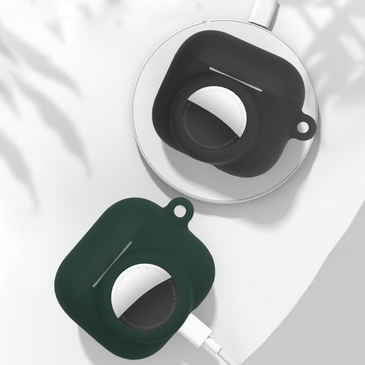2 in 1 Stoßfest Vollschutz Silikon Schutzhülle Für AirPods 3 / AirTag 2. Generation / AirTag 1. Generation, Für AirPods 3 / AirTag