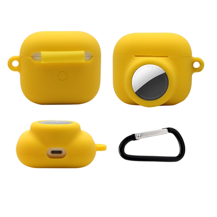 2 in 1 Stoßfest Vollschutz Silikon Schutzhülle Für AirPods 3 / AirTag 2. Generation / AirTag 1. Generation, Für AirPods 3 / AirTag