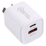 20WACB 20W QC3.0 + PD Schnellladegerät, AU Stecker, EU Stecker, US Stecker