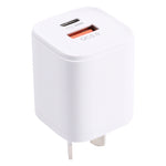 20WACB 20W QC3.0 + PD Schnellladegerät, AU Stecker, EU Stecker, US Stecker