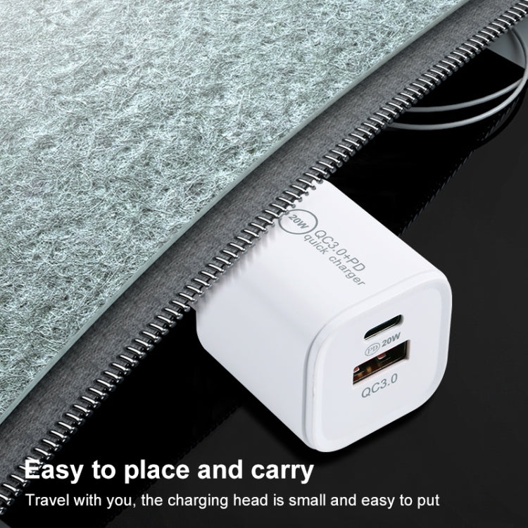 20WACB 20W QC3.0 + PD Schnellladegerät, AU Stecker, EU Stecker, US Stecker