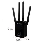 Drahtloser intelligenter WLAN-Router-Repeater mit 4 WLAN-Antennen, EU-Stecker Schwarz, EU-Stecker Weiß, UK-Stecker Schwarz, UK-Stecker Weiß, US-Stecker Schwarz, US-Stecker Weiß