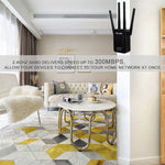 Drahtloser intelligenter WLAN-Router-Repeater mit 4 WLAN-Antennen, EU-Stecker Schwarz, EU-Stecker Weiß, UK-Stecker Schwarz, UK-Stecker Weiß, US-Stecker Schwarz, US-Stecker Weiß