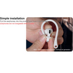 1 Paar imak Kabellose Kopfhörer Silikon Anti-Verlust Schnur Ohrbügel, Für AirPods 3