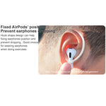 1 Paar imak Kabellose Kopfhörer Silikon Anti-Verlust Schnur Ohrbügel, Für AirPods 3