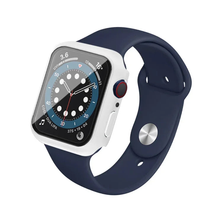 IMAK Stoßfeste PC-Schutzhülle mit gehärtetem Glas, für Apple Watch Series 6, SE, 5 und 4 (44 mm), Apple Watch Series 3, 2 und 1 (42 mm), Apple Watch Series 6, SE, 5 und 4 (40 mm) und Apple Watch Series 3, 2 und 1 (38 mm)