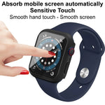 IMAK Stoßfeste PC-Schutzhülle mit gehärtetem Glas, für Apple Watch Series 6, SE, 5 und 4 (44 mm), Apple Watch Series 3, 2 und 1 (42 mm), Apple Watch Series 6, SE, 5 und 4 (40 mm) und Apple Watch Series 3, 2 und 1 (38 mm)