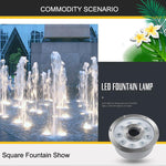 Landschaftsring-LED-Unterwasserbrunnenleuchte aus Aluminiumlegierung, 6 W, 9 W, 12 W, 18 W, 24 W