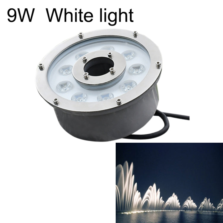 Landschaftsring-LED-Unterwasserbrunnenleuchte aus Aluminiumlegierung, 6 W, 9 W, 12 W, 18 W, 24 W