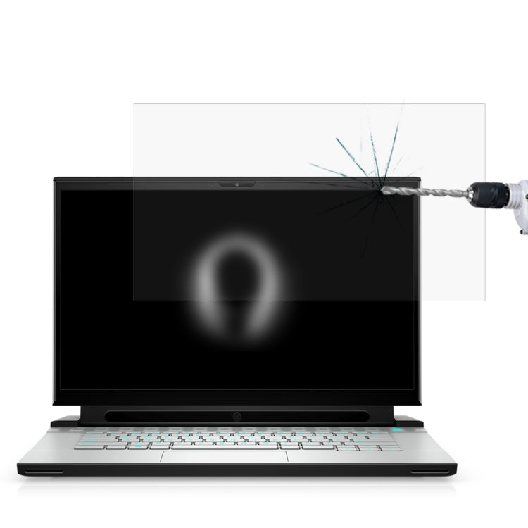 Laptop-Bildschirm HD gehärtete Glas-Schutzfolie, Für Alienware M15 15,6 Zoll, Für Alienware M15 R4 15,6 Zoll, Für Alienware M15 R5 15,6 Zoll, Für Alienware M15 R6 15,6 Zoll, Für Alienware X15 R1 15,6 Zoll