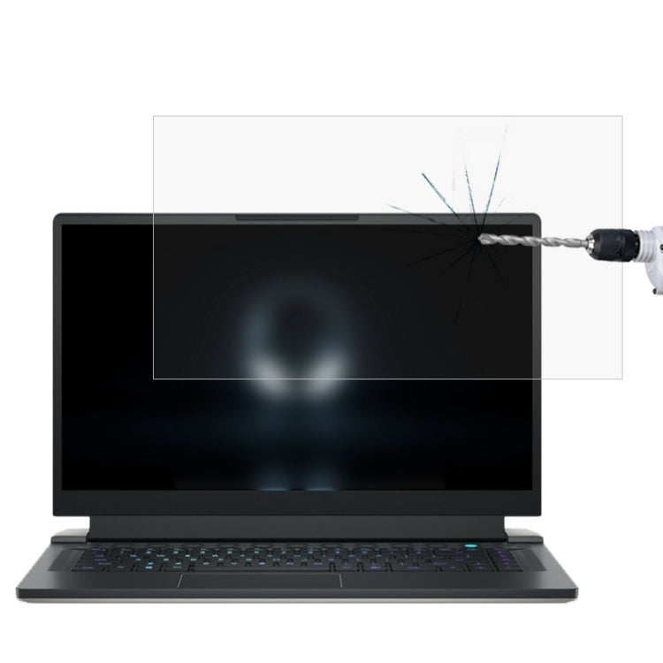 Laptop-Bildschirm HD gehärtete Glas-Schutzfolie, Für Alienware M15 15,6 Zoll, Für Alienware M15 R4 15,6 Zoll, Für Alienware M15 R5 15,6 Zoll, Für Alienware M15 R6 15,6 Zoll, Für Alienware X15 R1 15,6 Zoll