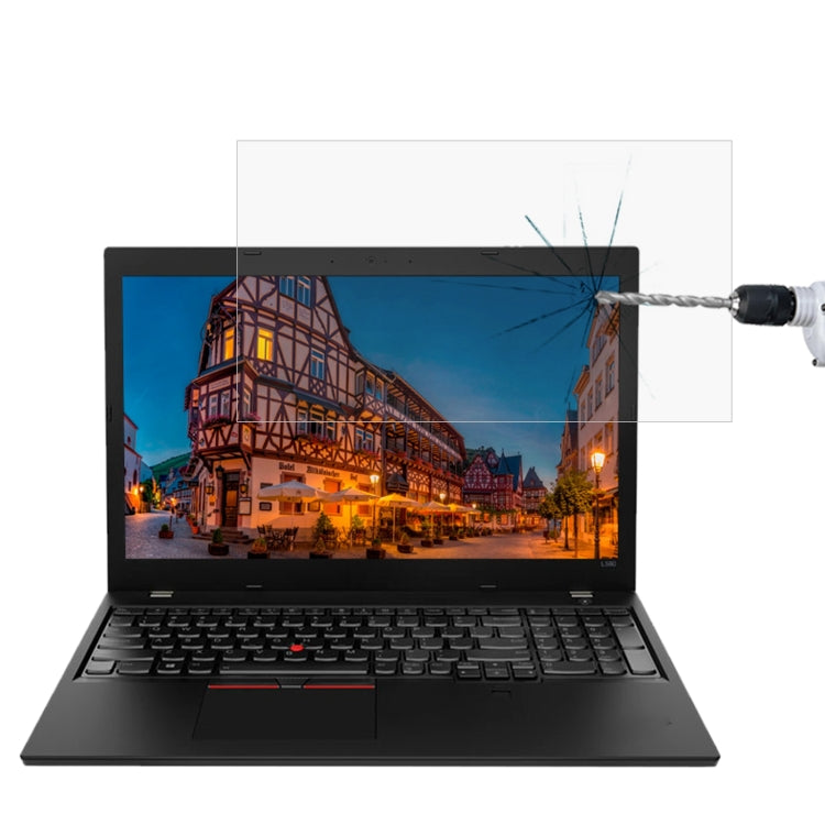Laptop-Bildschirm HD gehärtete Glas-Schutzfolie, Für ThinkPad E15 15,6 Zoll, Für ThinkPad E590 15,6 Zoll, Für ThinkPad E595 15,6 Zoll, Für ThinkPad L15 15,6 Zoll, Für ThinkPad L590 15,6 Zoll, Für ThinkPad P15s 15,6 Zoll, Für ThinkPad P15v 15,6 Zoll