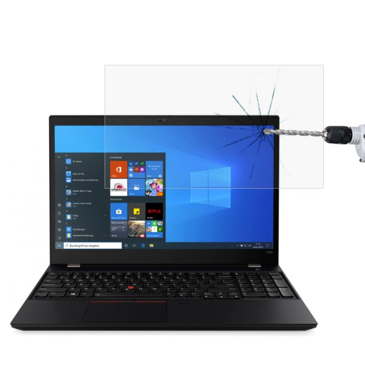 Laptop-Bildschirm HD gehärtete Glas-Schutzfolie, Für ThinkPad E15 15,6 Zoll, Für ThinkPad E590 15,6 Zoll, Für ThinkPad E595 15,6 Zoll, Für ThinkPad L15 15,6 Zoll, Für ThinkPad L590 15,6 Zoll, Für ThinkPad P15s 15,6 Zoll, Für ThinkPad P15v 15,6 Zoll