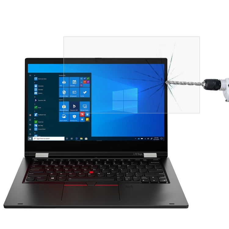 Laptop-Bildschirm HD gehärtete Glas-Schutzfolie, Für ThinkPad L13 Yoga 13,3 Zoll, Für ThinkPad New S2 13,3 Zoll, Für ThinkPad S2 2020 13,3 Zoll, Für ThinkPad S2 2021 13,3 Zoll, Für ThinkPad S2 Yoga 2021 13,3 Zoll, Für ThinkPad ThinkBook 13s 13 Zoll