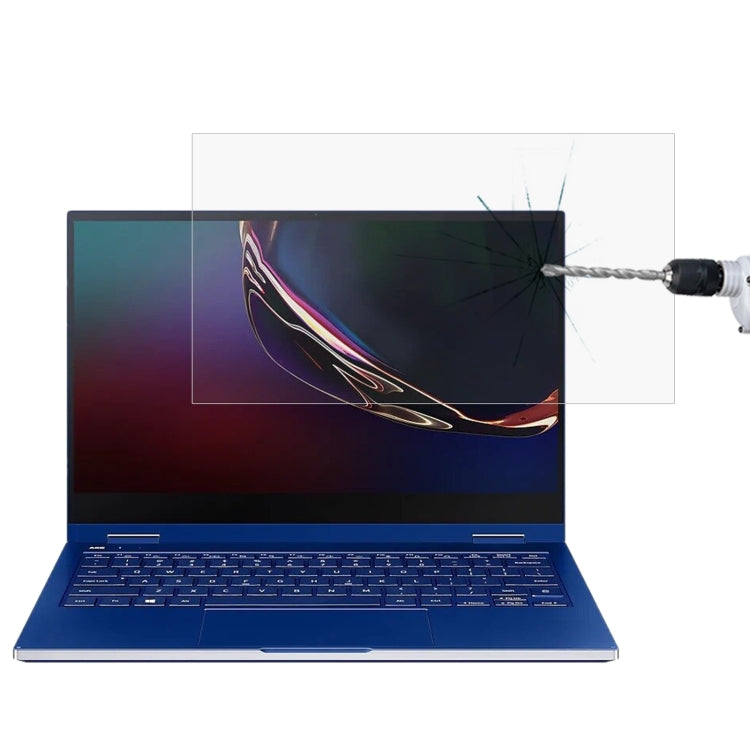 Laptop-Bildschirm HD gehärtete Glas-Schutzfolie, Für Asus ARTONE 13,3 Zoll, Für Samsung Galaxy Book Flex 13,3 Zoll, Für Samsung Galaxy Book Ion 13,3 Zoll, Für Samsung Galaxy Book S 13,3 Zoll, Für Samsung Galaxy Chromebook 13,3 Zoll