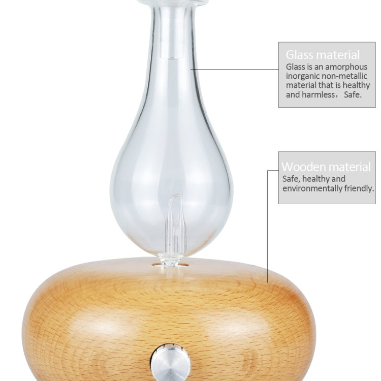 Holz Ätherischer Öl Diffusor Aromatherapie Gerät, EU-Stecker, UK-Stecker