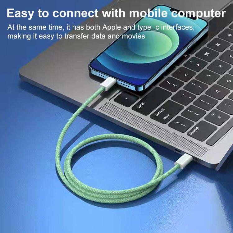 PD USB-C / Typ-C auf 8-Pin-Datenkabel, Kabellänge: 1 m, 12 W, 20 W