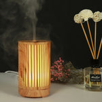 200ml Ausgehöhlter Waldmuster Holz Ätherischer Öl Aromatherapie Gerät Ultraschall Luftbefeuchter, USB, AU-Stecker, UK-Stecker, US-Stecker