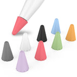 8 Stück / Set Stoyobe Universelle Silikon Spitzenkappe für Apple Pencil 1 / 2, Bunte Farben, Damen, Herren