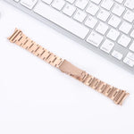 Dreifach-Perlenarmband aus Stahl für schmale Taille, passend für Samsung Galaxy Watch4 40 mm / 44 mm