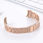 Dreifach-Perlenarmband aus Stahl für schmale Taille, passend für Samsung Galaxy Watch4 40 mm / 44 mm