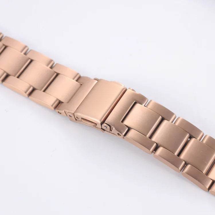 Dreifach-Perlenarmband aus Stahl für schmale Taille, passend für Samsung Galaxy Watch4 40 mm / 44 mm