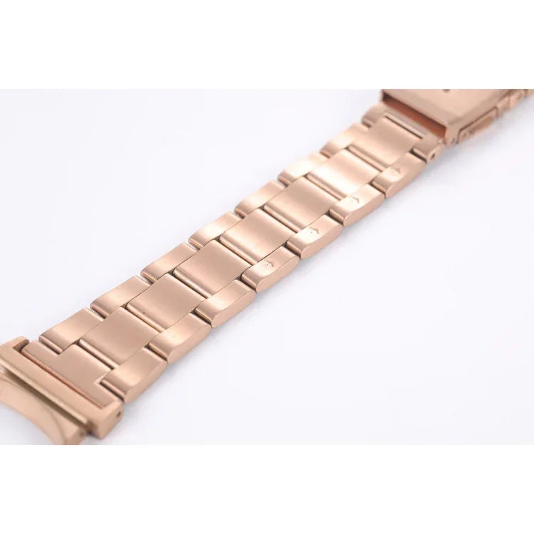 Dreifach-Perlenarmband aus Stahl für schmale Taille, passend für Samsung Galaxy Watch4 40 mm / 44 mm