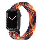 Nylon-Geflecht-Armband für Apple Watch Series, 7 41mm / 6&SE&5&4 40mm / 3&2&1 38mm