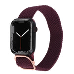 Nylon-Geflecht-Armband für Apple Watch Series, 7 41mm / 6&SE&5&4 40mm / 3&2&1 38mm