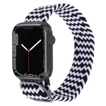 Nylon-Geflecht-Armband für Apple Watch Series, 7 41mm / 6&SE&5&4 40mm / 3&2&1 38mm