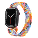 Nylon-Geflecht-Armband für Apple Watch Series, 7 41mm / 6&SE&5&4 40mm / 3&2&1 38mm