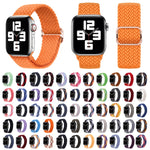 Nylon-Geflecht-Armband für Apple Watch Series, 7 41mm / 6&SE&5&4 40mm / 3&2&1 38mm