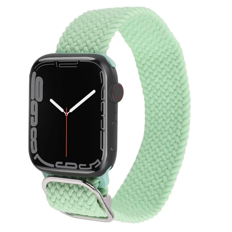 Nylon-Geflechtarmband für Apple Watch Series 7 (45 mm), 6, SE, 5 und 4 (44 mm) sowie 3, 2 und 1 (42 mm)