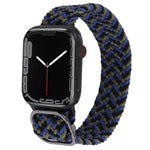 Nylon-Geflechtarmband für Apple Watch Series 7 (45 mm), 6, SE, 5 und 4 (44 mm) sowie 3, 2 und 1 (42 mm)