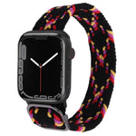 Nylon-Geflechtarmband für Apple Watch Series 7 (45 mm), 6, SE, 5 und 4 (44 mm) sowie 3, 2 und 1 (42 mm)