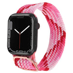 Nylon-Geflechtarmband für Apple Watch Series 7 (45 mm), 6, SE, 5 und 4 (44 mm) sowie 3, 2 und 1 (42 mm)