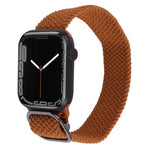 Nylon-Geflechtarmband für Apple Watch Series 7 (45 mm), 6, SE, 5 und 4 (44 mm) sowie 3, 2 und 1 (42 mm)
