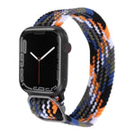 Nylon-Geflechtarmband für Apple Watch Series 7 (45 mm), 6, SE, 5 und 4 (44 mm) sowie 3, 2 und 1 (42 mm)