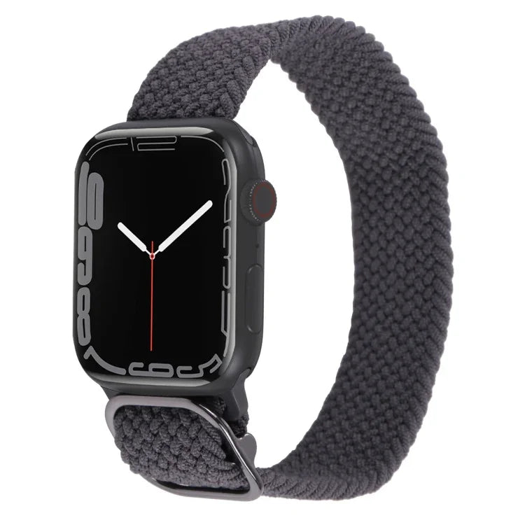 Nylon-Geflechtarmband für Apple Watch Series 7 (45 mm), 6, SE, 5 und 4 (44 mm) sowie 3, 2 und 1 (42 mm)