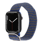 Nylon-Geflechtarmband für Apple Watch Series 7 (45 mm), 6, SE, 5 und 4 (44 mm) sowie 3, 2 und 1 (42 mm)